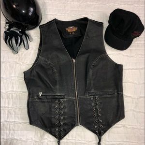 Women’s Leather Vest